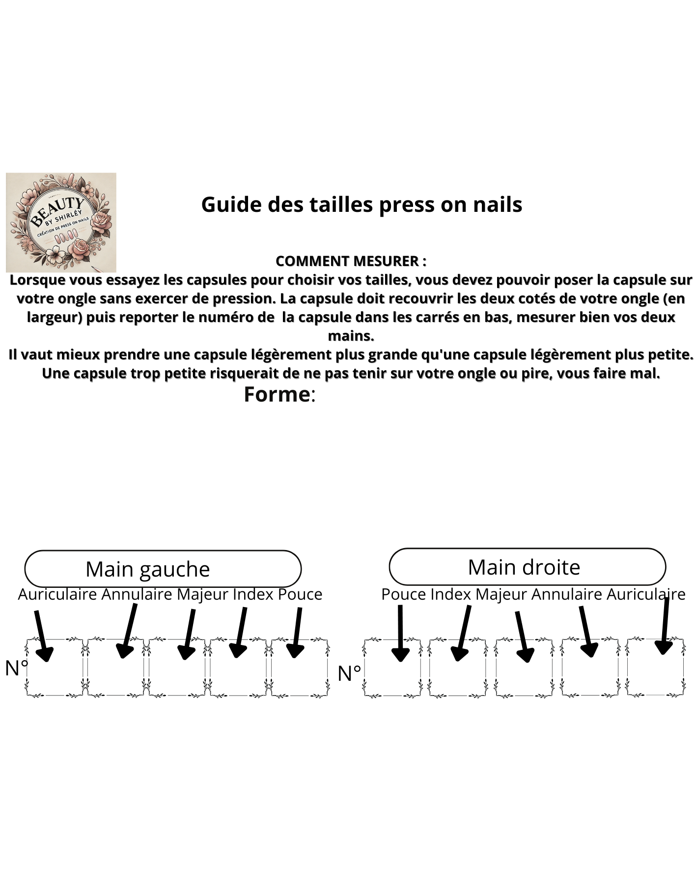 choisir la forme et la taille de vos ongles